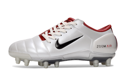 Nike Air Zoom Total 90 III FG Firm Ground Soccer Cleats - White/Black/Red