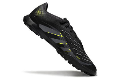 Adidas Predator 25 Elite TF Artificial Turf Soccer Shoes - Black/Grey/Yellow