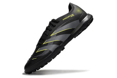 Adidas Predator 25 Elite TF Artificial Turf Soccer Shoes - Black/Grey/Yellow