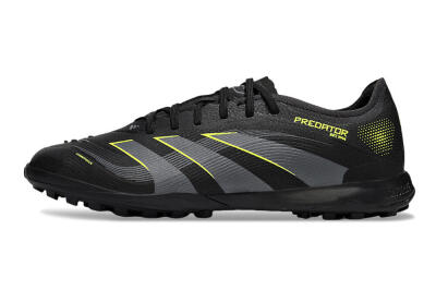 Adidas Predator 25 Elite TF Artificial Turf Soccer Shoes - Black/Grey/Yellow