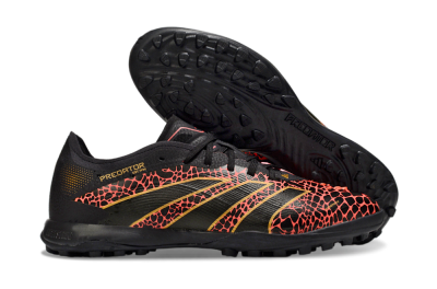 Adidas Predator 25 Elite TF Artificial Turf Soccer Shoes - Black/Red/Yellow