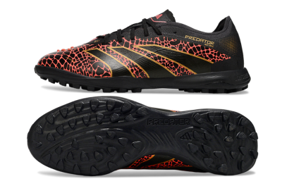 Adidas Predator 25 Elite TF Artificial Turf Soccer Shoes - Black/Red/Yellow