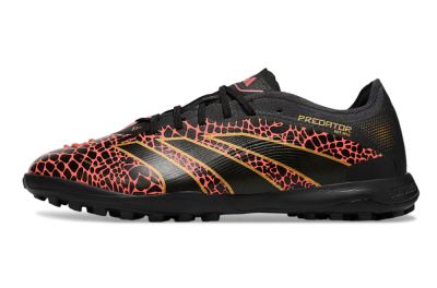 Adidas Predator 25 Elite TF Artificial Turf Soccer Shoes - Black/Red/Yellow