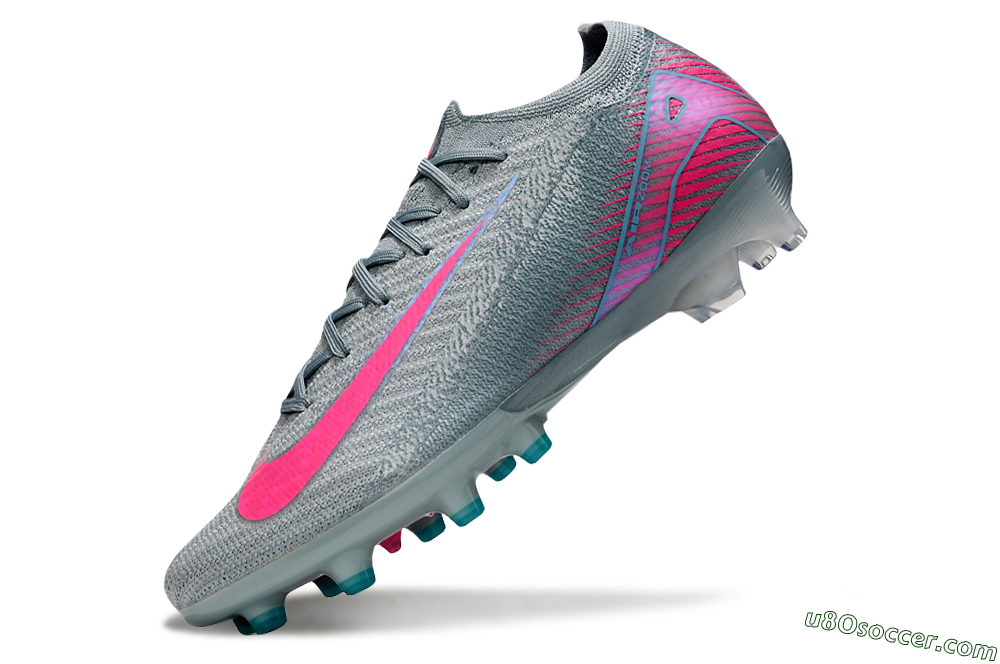Nike Air Zoom Mercurial Vapor 16 Elite AG Artificial Grass Soccer Cleats - Jade/Pink/Blue 5