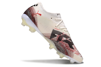 Puma Future 8 Ultimate FG Firm Ground Soccer Cleats - Beige/Red/Black
