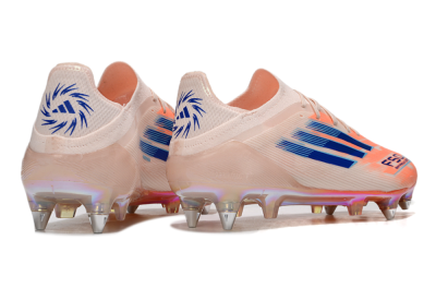 Adidas F50 Elite SG Soft Ground Soccer Cleats - Pink/Blue/Gold