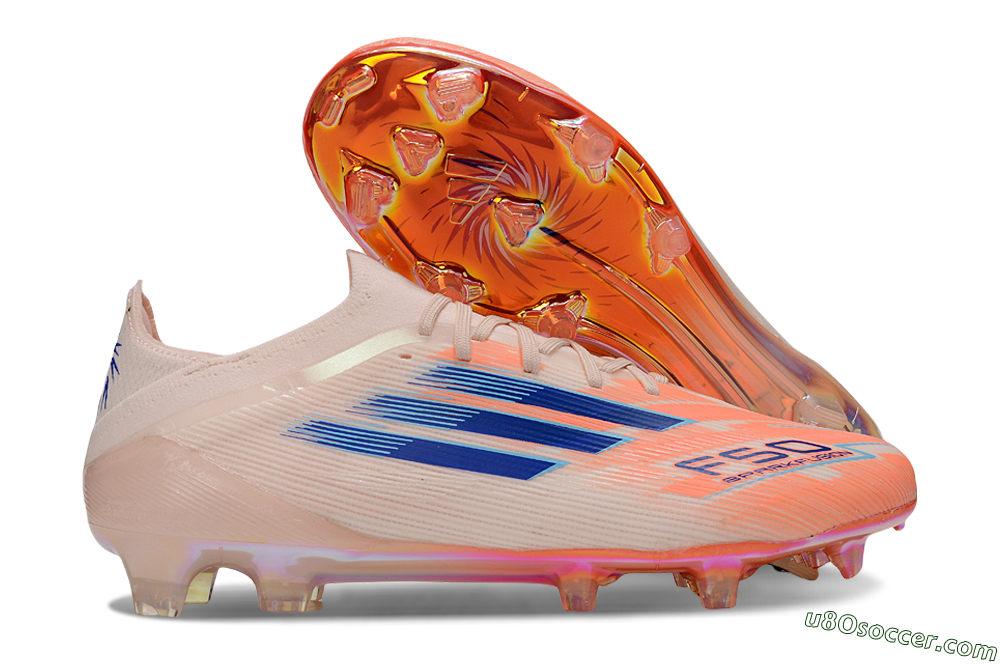 Adidas F50 Elite FG Firm Ground Soccer Cleats - Pink/Orange/Blue 1