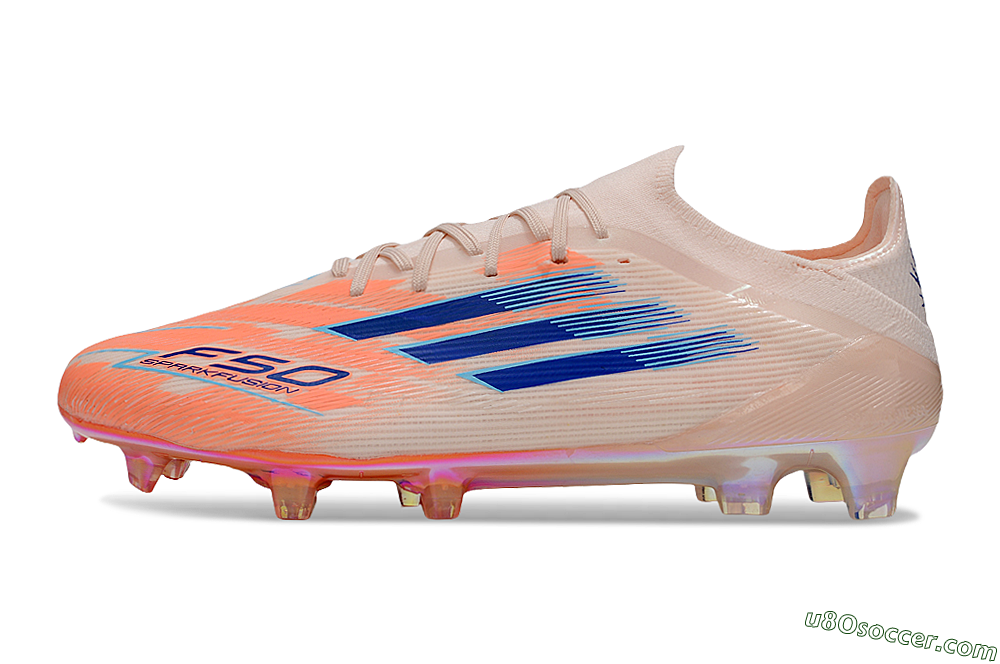 Adidas F50 Elite FG Firm Ground Soccer Cleats - Pink/Orange/Blue 2
