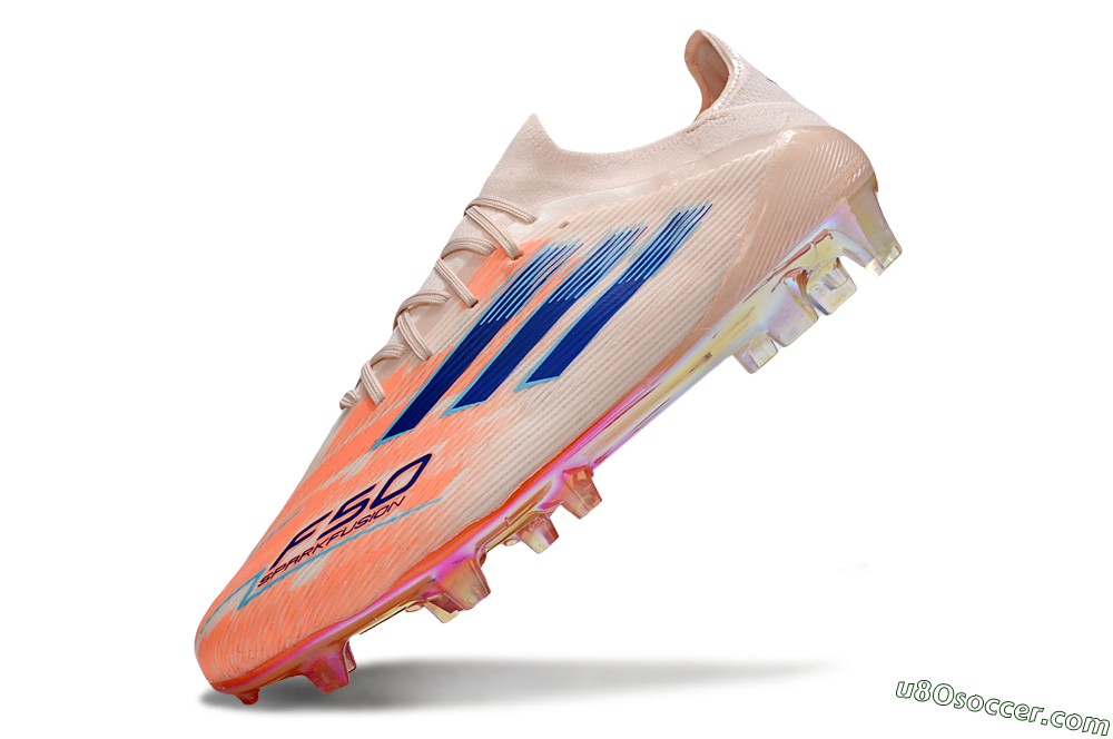 Adidas F50 Elite FG Firm Ground Soccer Cleats - Pink/Orange/Blue 5