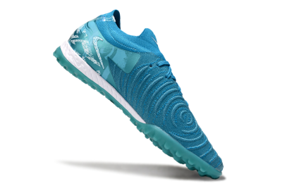Nike Phantom GX 2 Elite TF Artificial Turf Soccer Shoes - Blue/White