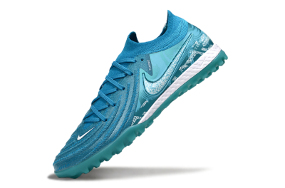Nike Phantom GX 2 Elite TF Artificial Turf Soccer Shoes - Blue/White