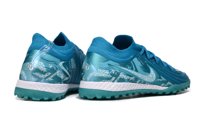 Nike Phantom GX 2 Elite TF Artificial Turf Soccer Shoes - Blue/White