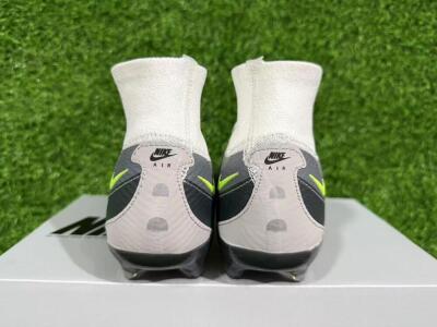 Nike Air Zoom Mercurial Superfly 10 Elite FG Firm Ground Soccer Cleats - White/Grey/Black