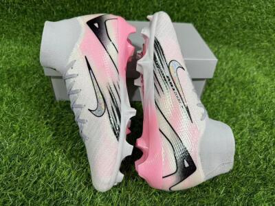 Nike Air Zoom Mercurial Superfly 10 Elite FG Firm Ground Soccer Cleats - White/Pink/Silver