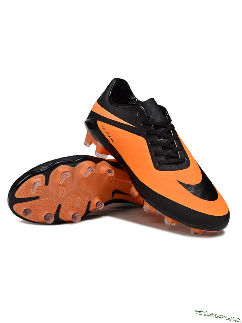 Nike Hypervenom Phantom FG Firm Ground Soccer Cleats - Orange/Black 3