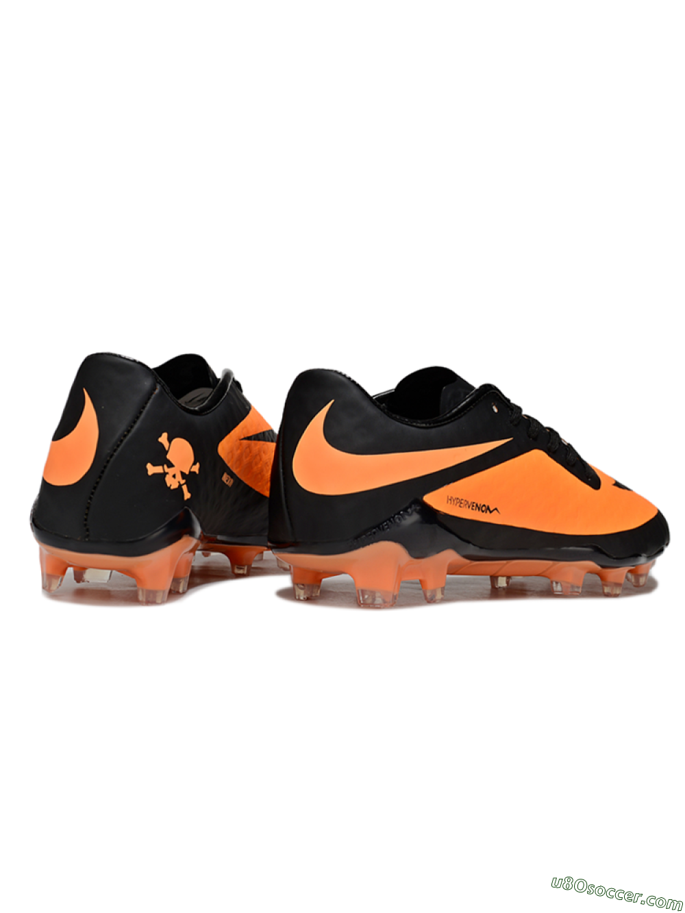 Nike Hypervenom Phantom FG Firm Ground Soccer Cleats - Orange/Black 6