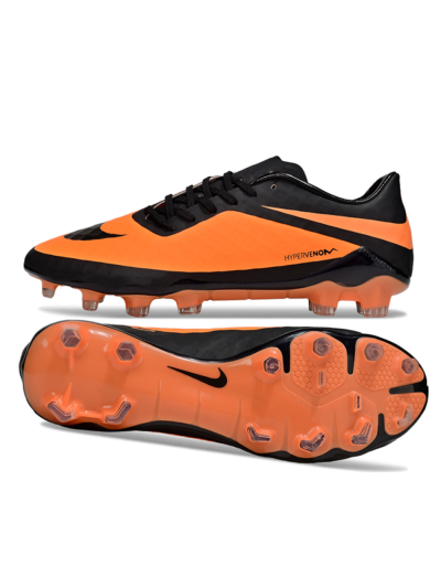 Nike Hypervenom Phantom FG Firm Ground Soccer Cleats - Orange/Black