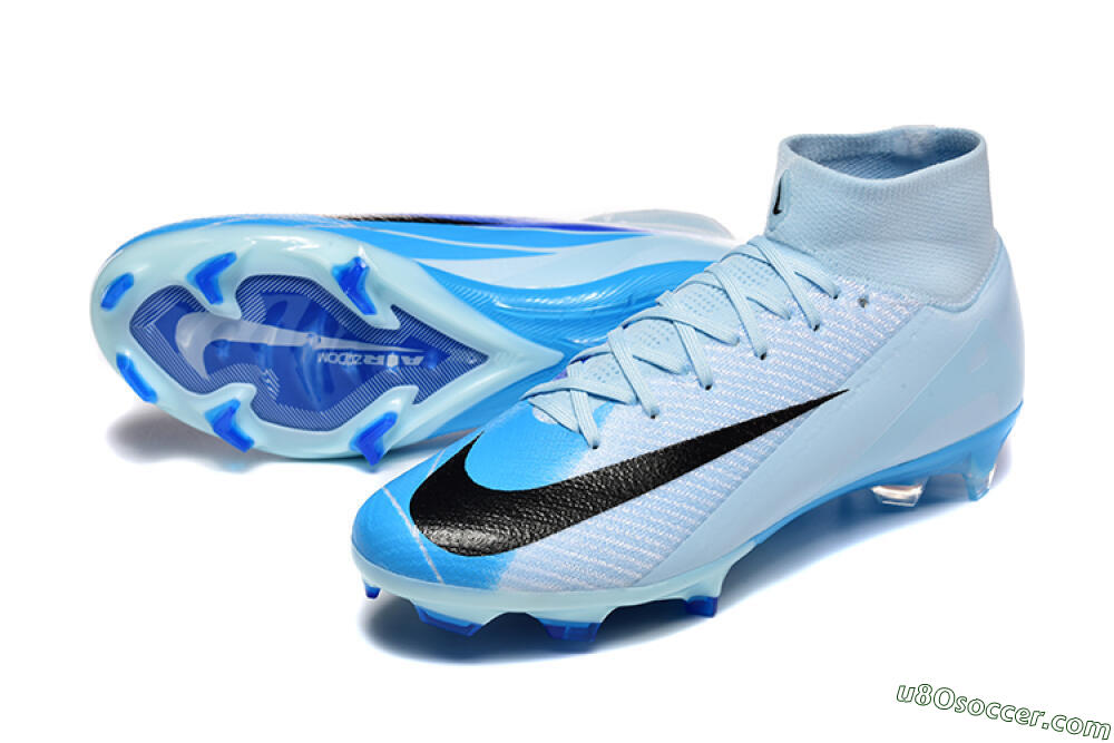 Nike Air Zoom Mercurial Superfly 10 Elite FG Firm Ground Soccer Cleats - Jade/Blue/Black 3