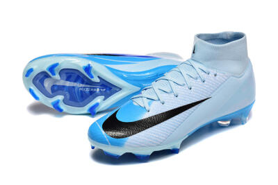 Nike Air Zoom Mercurial Superfly 10 Elite FG Firm Ground Soccer Cleats - Jade/Blue/Black