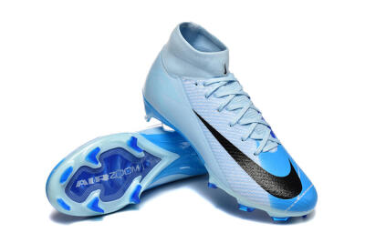 Nike Air Zoom Mercurial Superfly 10 Elite FG Firm Ground Soccer Cleats - Jade/Blue/Black