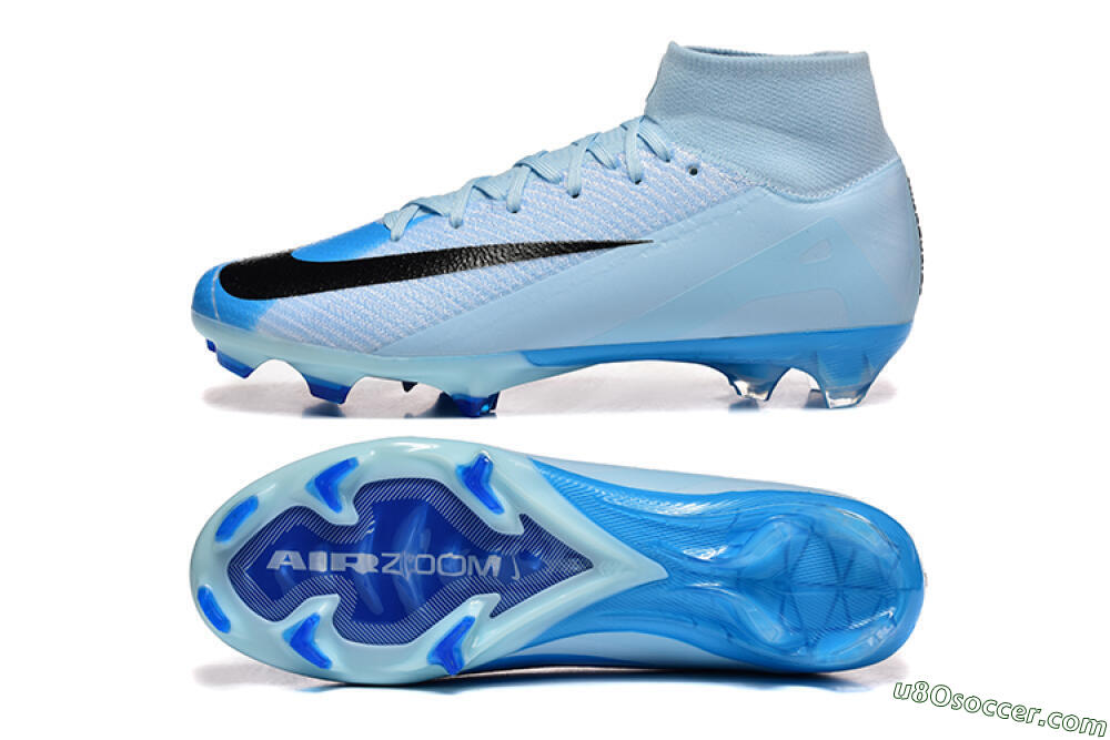 Nike Air Zoom Mercurial Superfly 10 Elite FG Firm Ground Soccer Cleats - Jade/Blue/Black 0