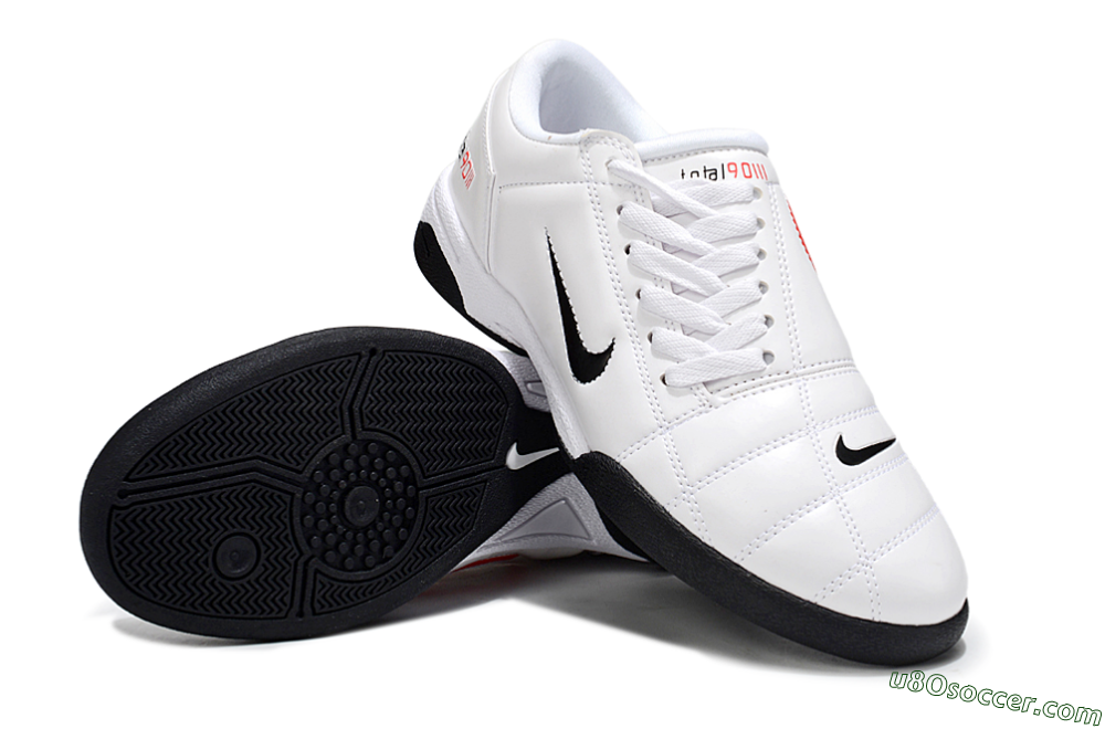 Nike Total 90 III IC Indoor & Futsal Soccer Shoes - Beige/Black/White 4