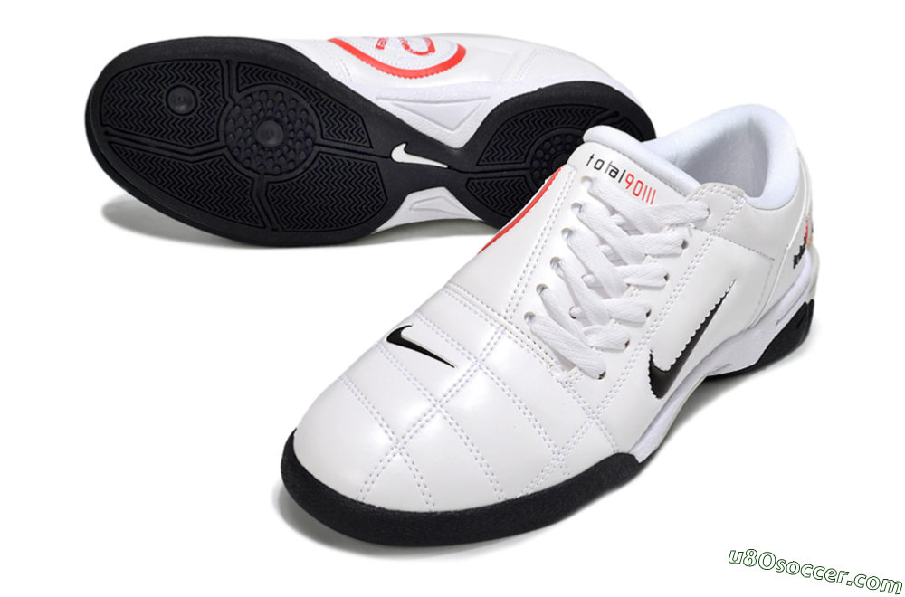 Nike Total 90 III IC Indoor & Futsal Soccer Shoes - Beige/Black/White 3