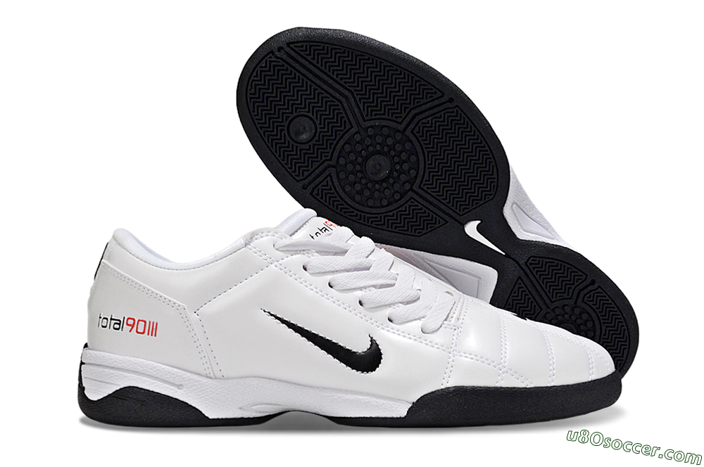 Nike Total 90 III IC Indoor & Futsal Soccer Shoes - Beige/Black/White 1