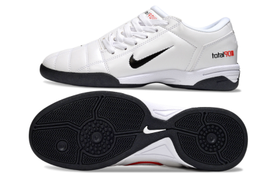 Nike Total 90 III IC Indoor & Futsal Soccer Shoes - Beige/Black/White