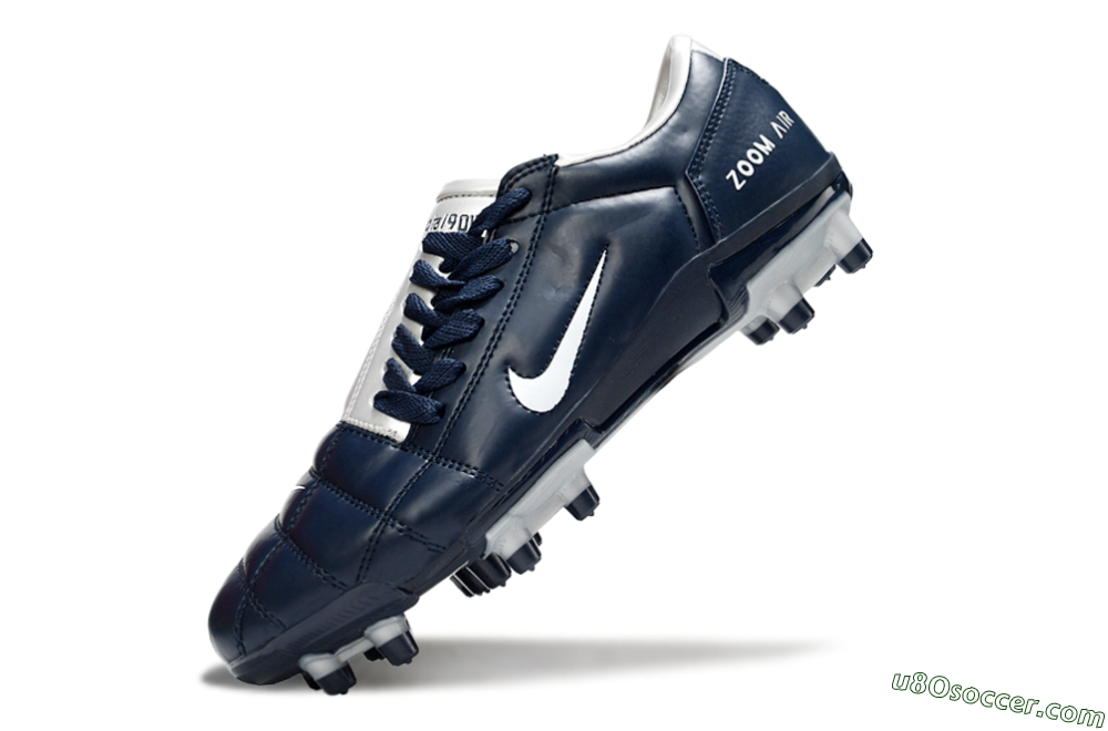 Nike Air Zoom Total 90 III FG Firm Ground Soccer Cleats - Blue/Silver/White 6