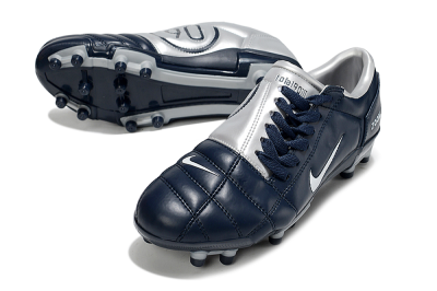 Nike Air Zoom Total 90 III FG Firm Ground Soccer Cleats - Blue/Silver/White