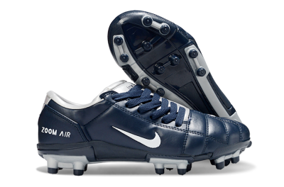 Nike Air Zoom Total 90 III FG Firm Ground Soccer Cleats - Blue/Silver/White