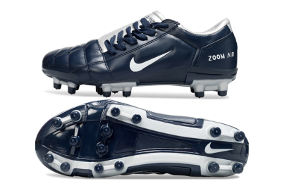 Nike Air Zoom Total 90 III FG Firm Ground Soccer Cleats - Blue/Silver/White