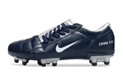 Nike Air Zoom Total 90 III FG Firm Ground Soccer Cleats - Blue/Silver/White