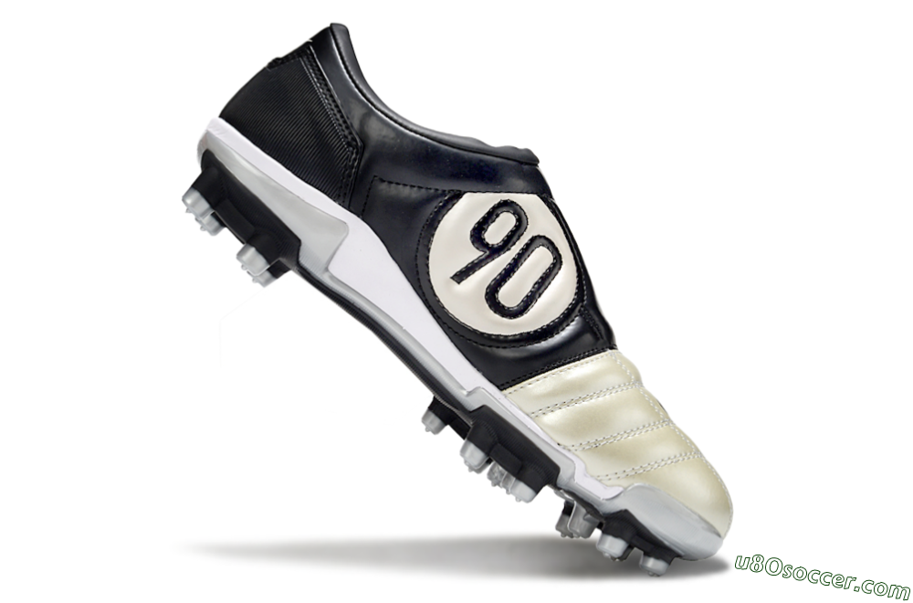 Nike Air Zoom Total 90 III FG Firm Ground Soccer Cleats - Beige/Black/White 5