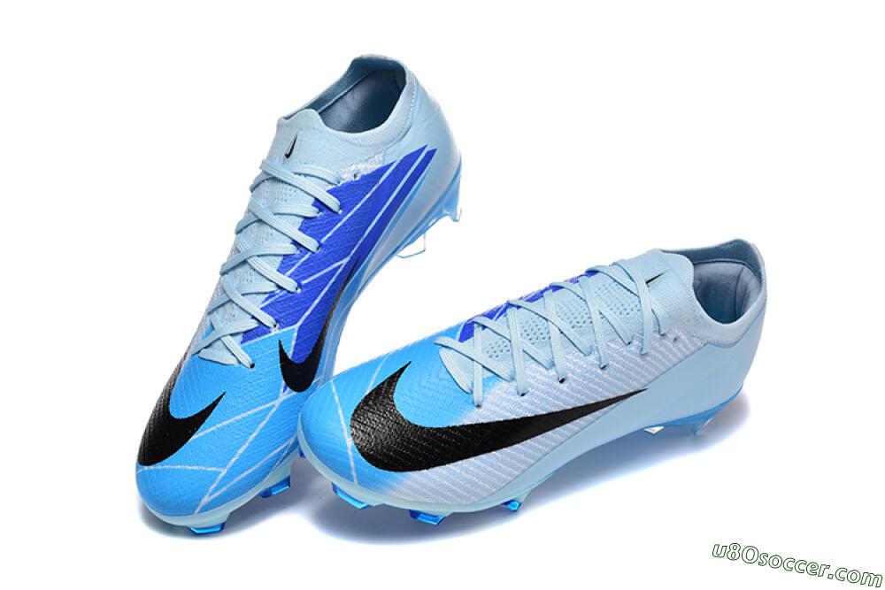 Nike Air Zoom Mercurial Vapor 16 Elite FG Firm Ground Soccer Cleats - Jade/Blue/Black 6