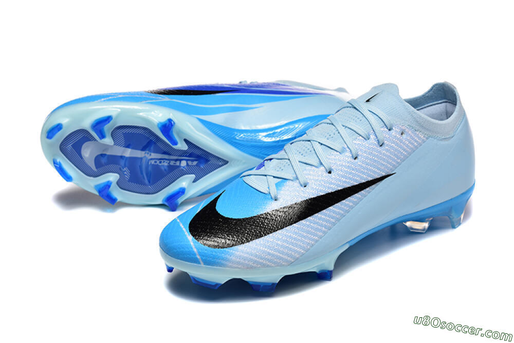 Nike Air Zoom Mercurial Vapor 16 Elite FG Firm Ground Soccer Cleats - Jade/Blue/Black 3