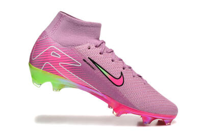 Nike Air Zoom Mercurial Superfly 10 Elite FG Firm Ground Soccer Cleats - Pink/White/Yellow
