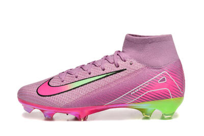 Nike Air Zoom Mercurial Superfly 10 Elite FG Firm Ground Soccer Cleats - Pink/White/Yellow