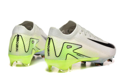 Nike Air Zoom Mercurial Vapor 16 Elite FG Firm Ground Soccer Cleats - White/Black/Yellow