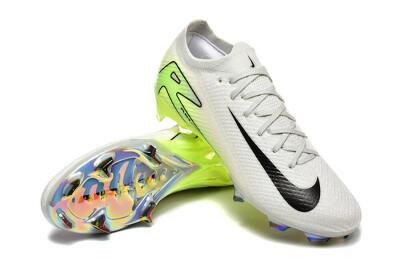 Nike Air Zoom Mercurial Vapor 16 Elite FG Firm Ground Soccer Cleats - White/Black/Yellow
