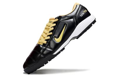 Nike Total 90 III TF Artificial Turf Soccer Shoes - Black/Yellow/White