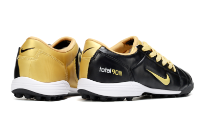 Nike Total 90 III TF Artificial Turf Soccer Shoes - Black/Yellow/White