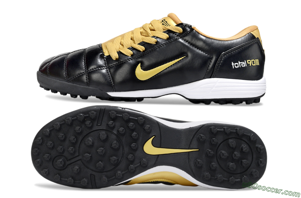 Nike Total 90 III TF Artificial Turf Soccer Shoes - Black/Yellow/White 0
