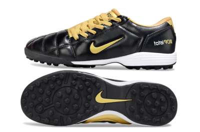 Nike Total 90 III TF Artificial Turf Soccer Shoes - Black/Yellow/White