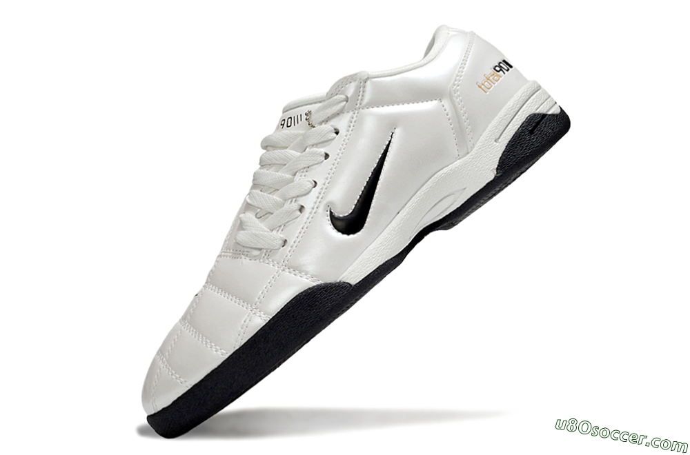 Nike Total 90 III IC Indoor & Futsal Soccer Shoes - Beige/Black/White 6