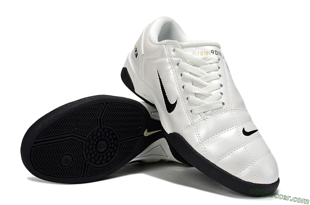 Nike Total 90 III IC Indoor & Futsal Soccer Shoes - Beige/Black/White 4