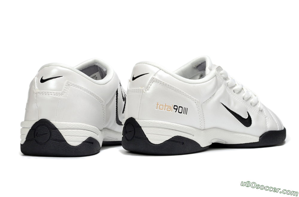 Nike Total 90 III IC Indoor & Futsal Soccer Shoes - Beige/Black/White 7
