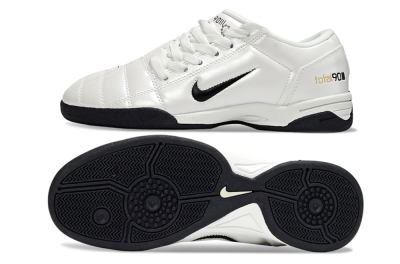 Nike Total 90 III IC Indoor & Futsal Soccer Shoes - Beige/Black/White
