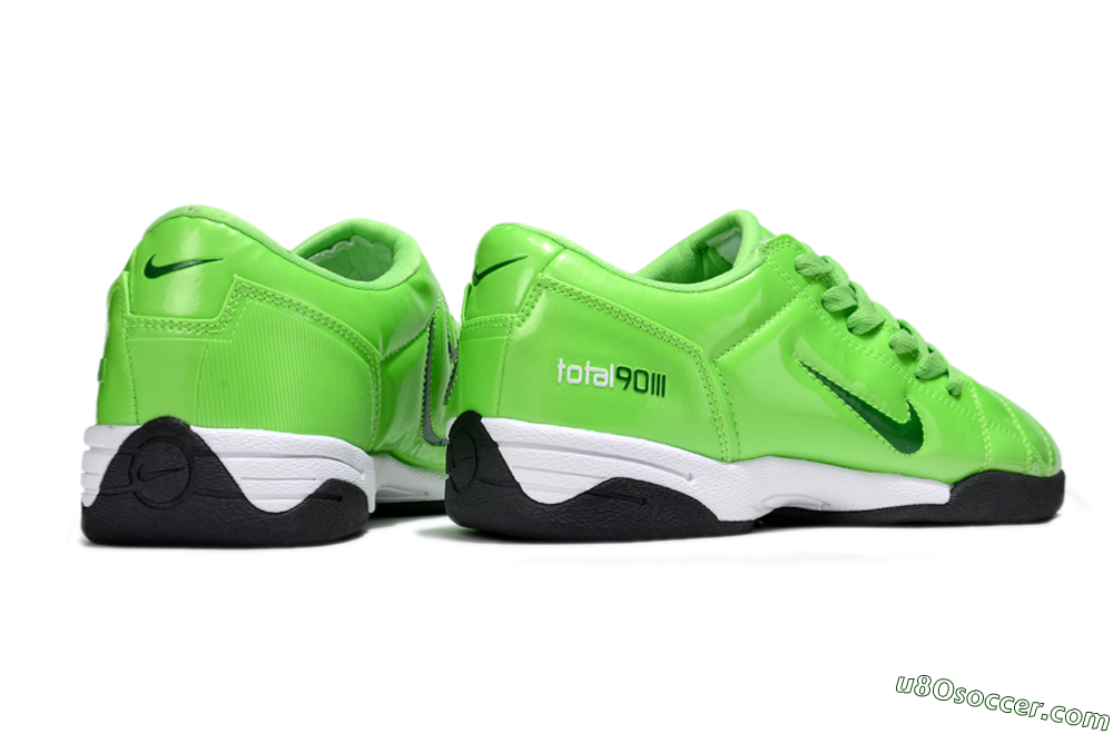 Nike Total 90 III IC Indoor & Futsal Soccer Shoes - Yellow/Green/White 7